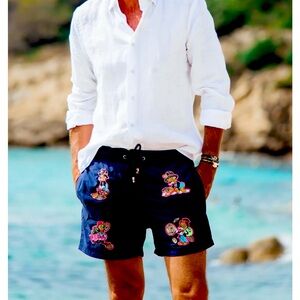 Les Canabiers Mens swim trunks.  Size medium.
